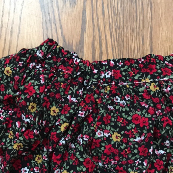 American Apparel Flower Pattern Circle Skirt - Picture 5 of 6